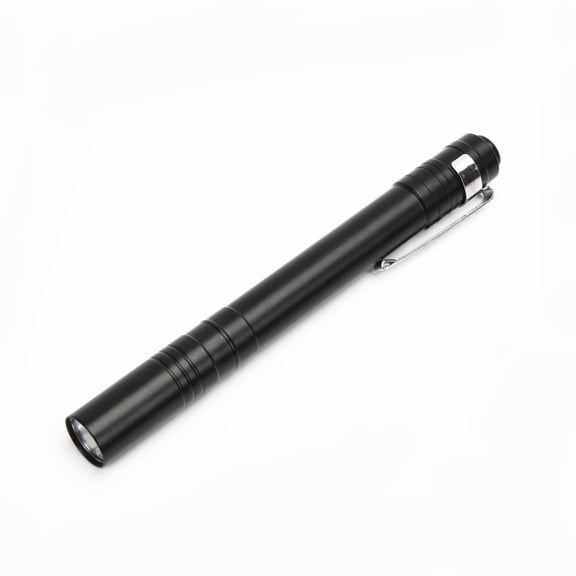 Hyper Tough 25-Lumen Aluminum Penlight Flashlight, Black
