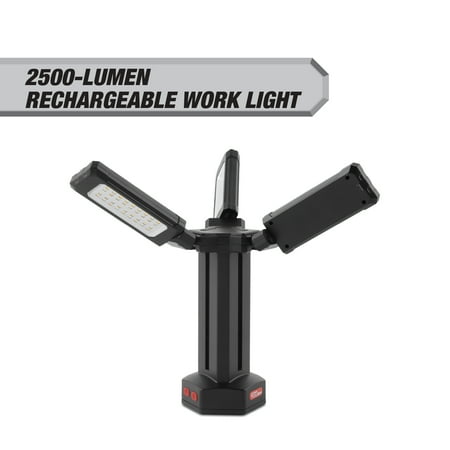 Hyper Tough 2500-Lumen Rechargeable Work Light
