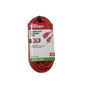Hyper Tough Extension Cord, 25 ft, 14 AWG, 3-Prong, Red, Indoor/Outdoor Use, 15 Amps