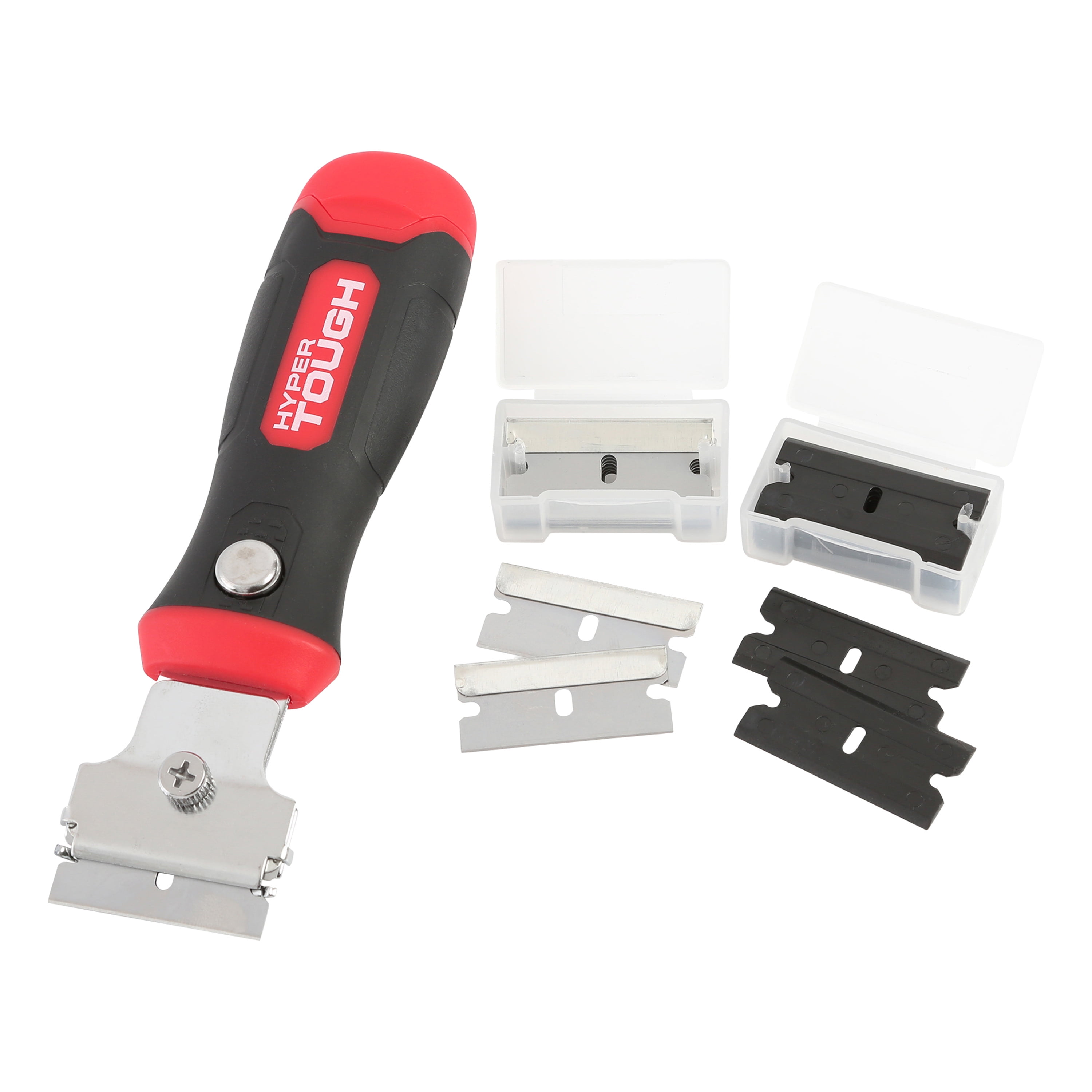 Hyper Tough Extendable Razor Blade Scraper with Replaceable Blades, 9 inch