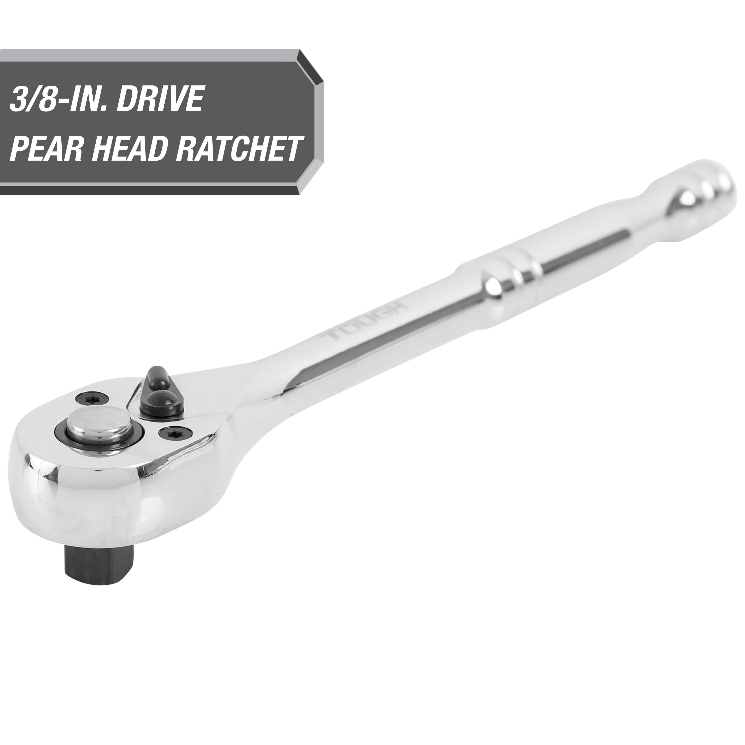 Hyper Tough 3/8-inch, 72-Tooth Pear Head Heavy Duty Steel Hyper Tough 3/8-inch, 72-Tooth Pear Head Heavy Duty Steel