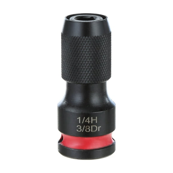 Hyper Tough 3/8 inch Drive to 1/4 inch Drive Quick Release Feature Interchangeable Impact Adapter, New Condition