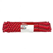 Hyper Tough 3/8 inch x 100 feet Red Diamond Braided Polypropylene Rope