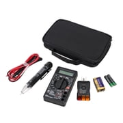 Hyper Tough 3-PC Electrical Tester Kit TD35236J with LCD Screen, 17.9 oz WT, 7.28" Width, New, 1 Ea