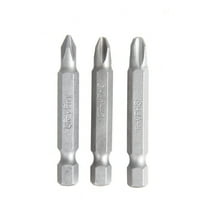 Hyper Tough 3-Pack, 2 inch Phillips Screwdriver Bits, Steel Material,  New Condition