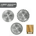 thumbnail image 1 of Hyper Tough 3-Pack 7-1/4-inch Circular Saw Blades Set, 1 of 10