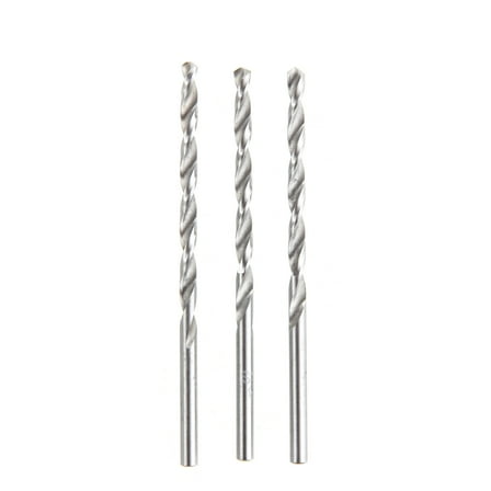 Hyper Tough 3-Piece 1/8 inch Hss Material Roll Forged Drill Bits AU00044K, New Condition