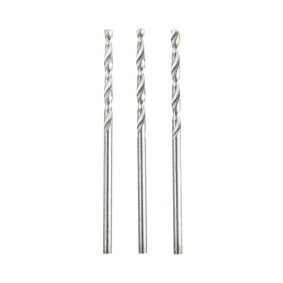 Hyper Tough 3-Piece 5/64 inch Hss Roll Forged Drill Bits, Hss Material, AU00041K