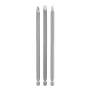 Hyper Tough 3 Piece 6 inch Screwdriver Bit Set Phillips Slotted Star AU85045N, Steel Material, New Condition