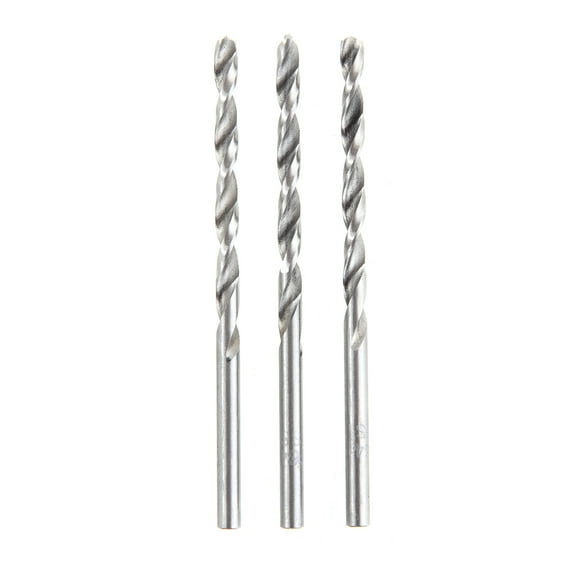 Hyper Tough 3-Piece 9/64 inch Hss Roll Forged Drill Bits, Hss Material, AU00045G