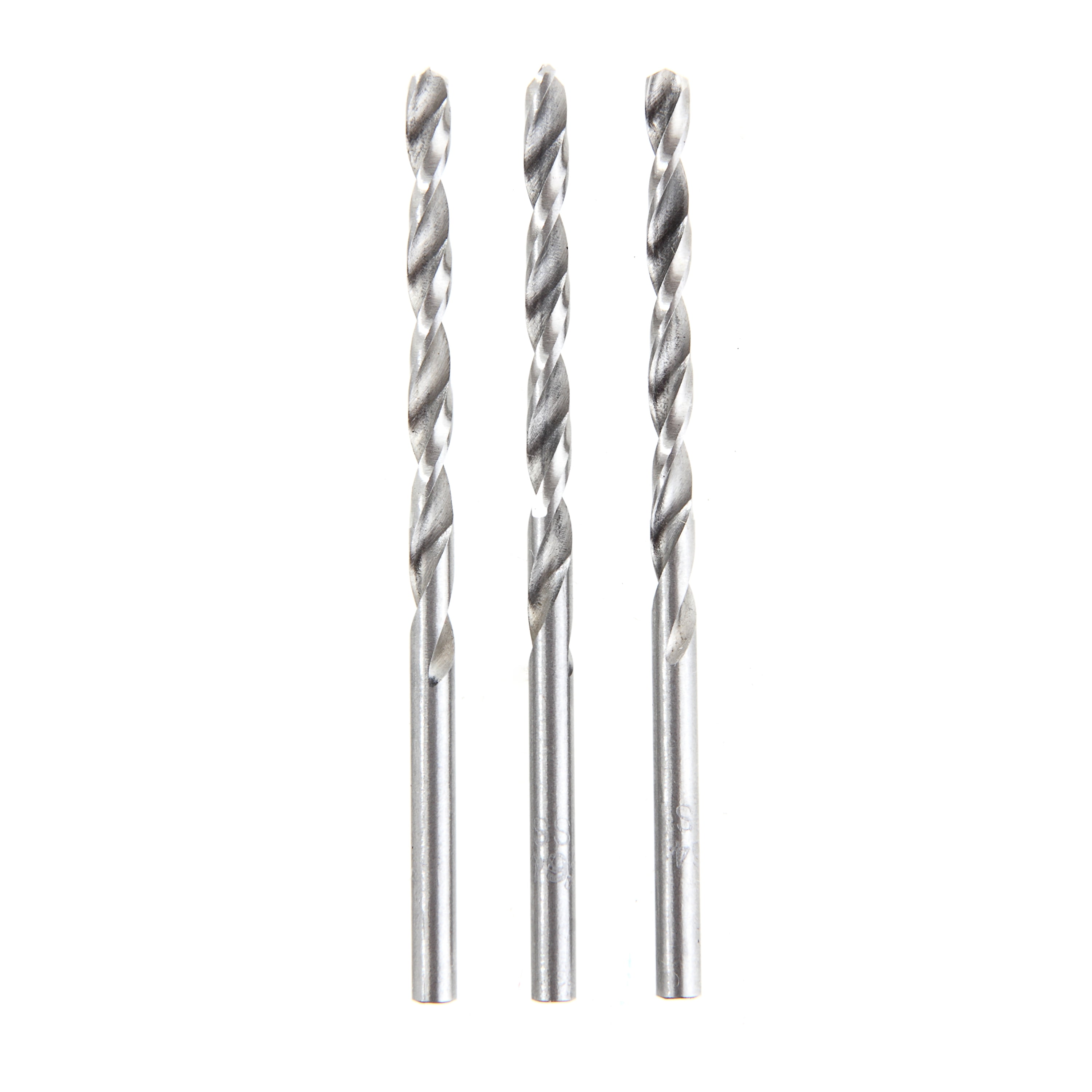 Hyper Tough 3-Piece 9/64 inch Hss Roll Forged Drill Bits, Hss Material, AU00045K