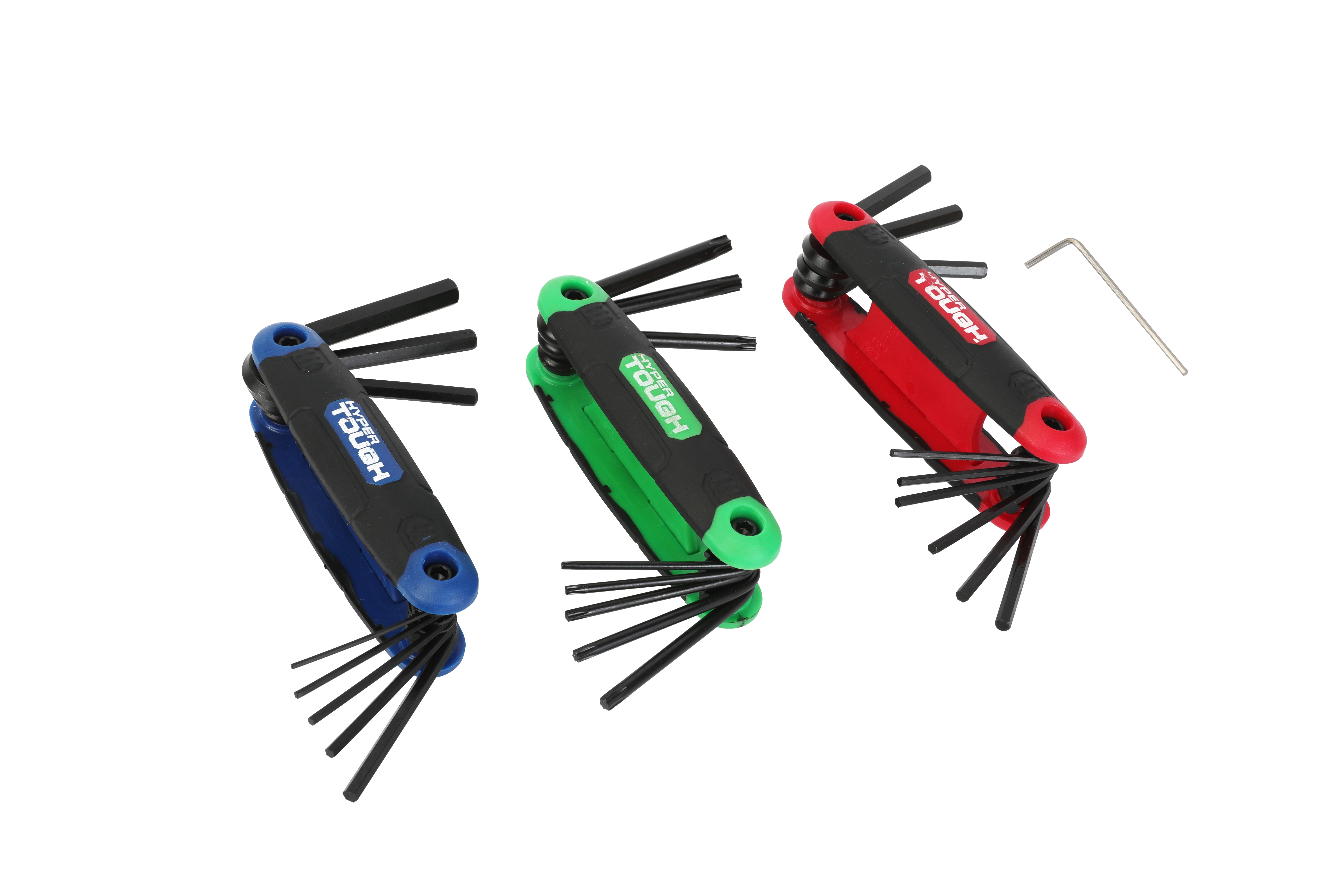 Hyper Tough 3 Piece Folding Hex Key Set, Holiday Gift - Walmart.com