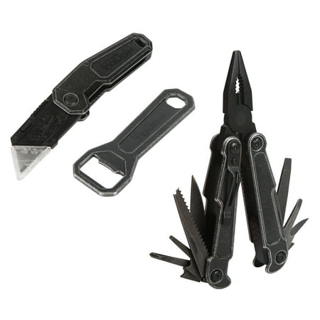 Hyper Tough 3-Piece Multi Tool and Knife Set, Model 42195, 15.7-oz