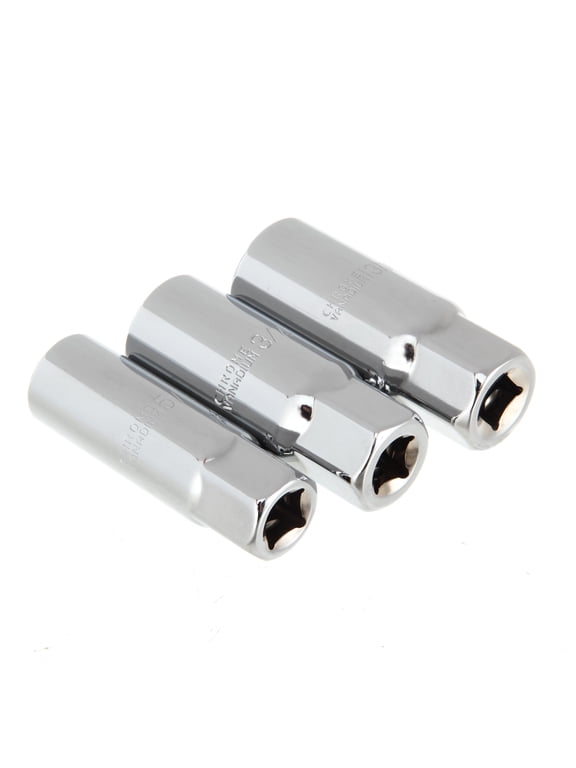 Spark Plug Socket Set for Garden Tools, Motorcycles, Cars and Trucks - 3 Piece
