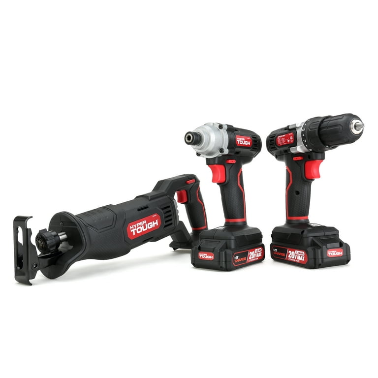 20V Max* Power Tool Combo Kit, 4-Tool Cordless Power Tool Set With 2  Batteries And Charger