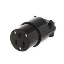 Hyper Tough 3 Wire Connector Plug Replacement - Female TD35081C 15 Amps, 5 in X 1.5 in X 2.75 in New