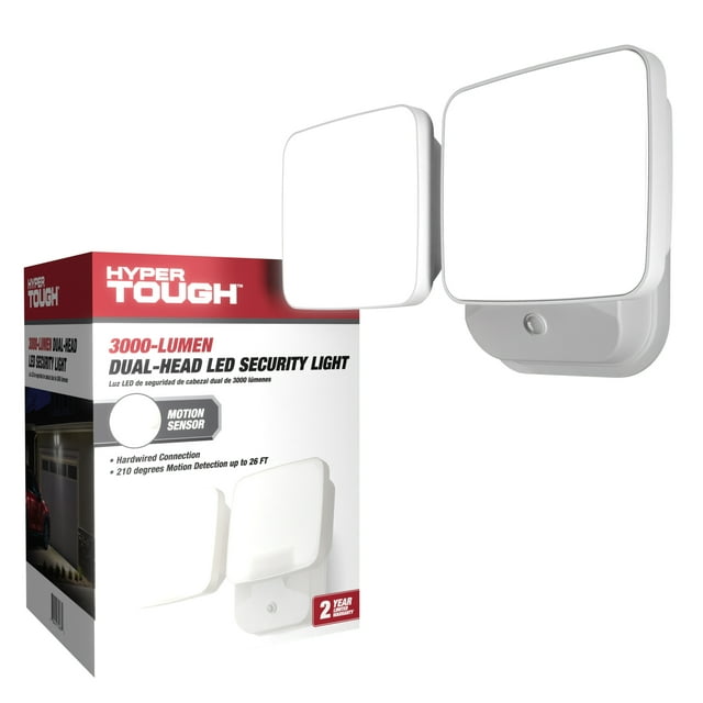 Hyper Tough 3000 Lumen Motion Activated LED Security Light with
