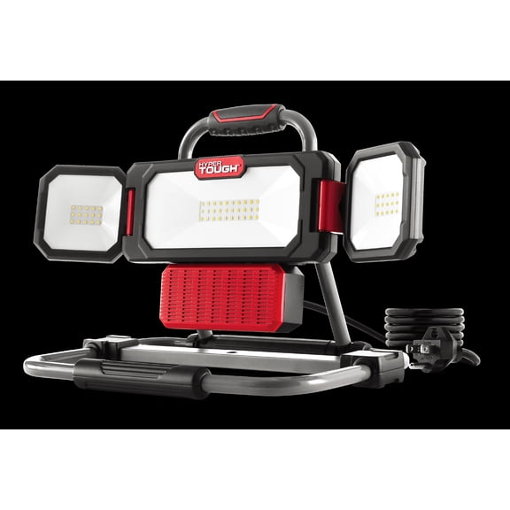 Hyper Tough LED Work Light, 3000 Lumens, Multidirectional Lighting, Powder Coated Frame, 1-Pack