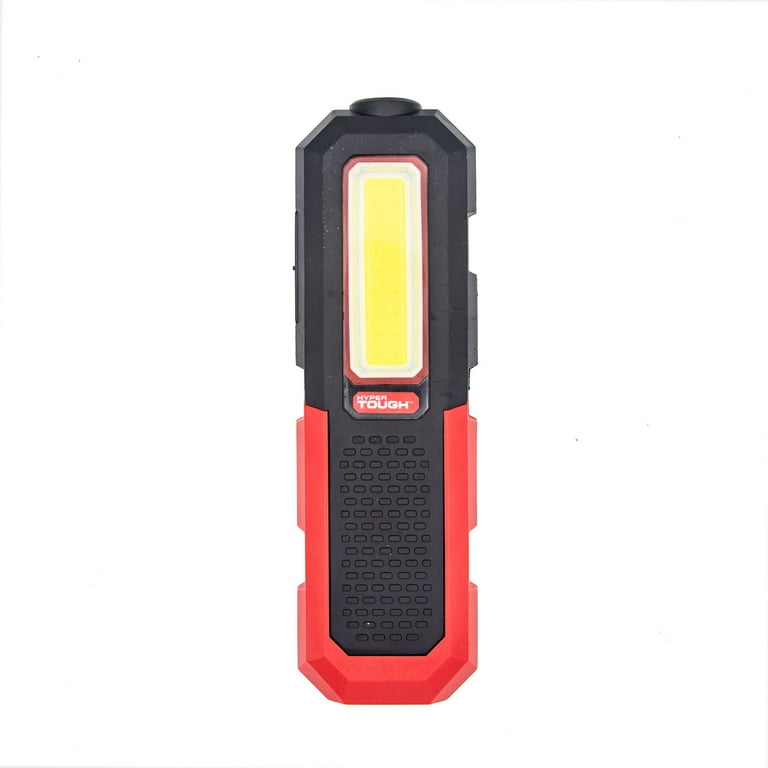 Hyper Tough 350 Lumens 2 in 1 Rechargeable Led Work Light Black