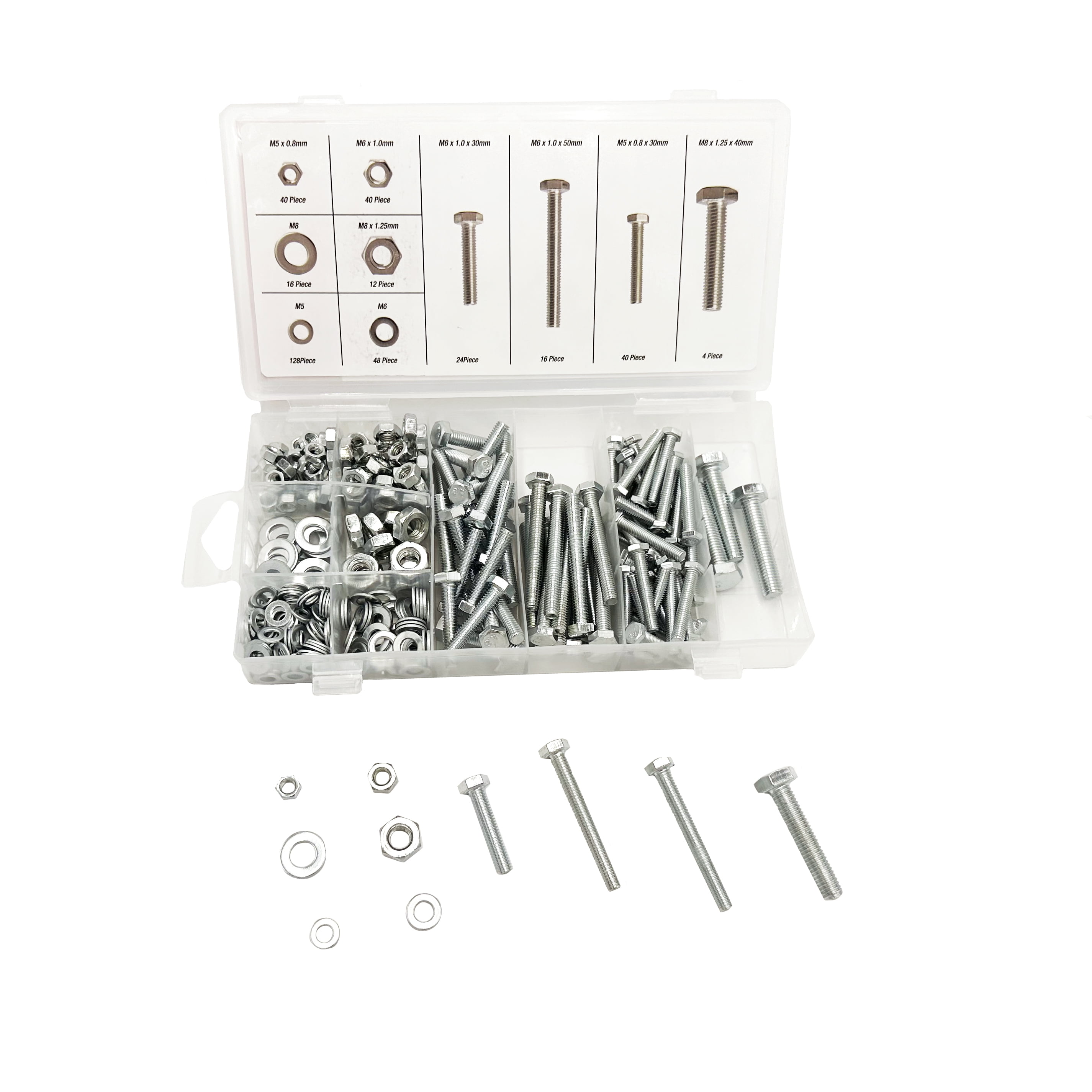 Amazon.com: KOXXIAMOQ 600 Pcs Metric Screws Bolts and Nuts