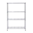 Free Shipping! Hyper Tough Wire Shelf Unit 4 Tier Chrome Heavy Duty ...