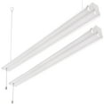 thumbnail image 1 of Hyper Tough 4 ft 5000 Lumen LED Shop Light, White, 2-Pack, 1 of 7