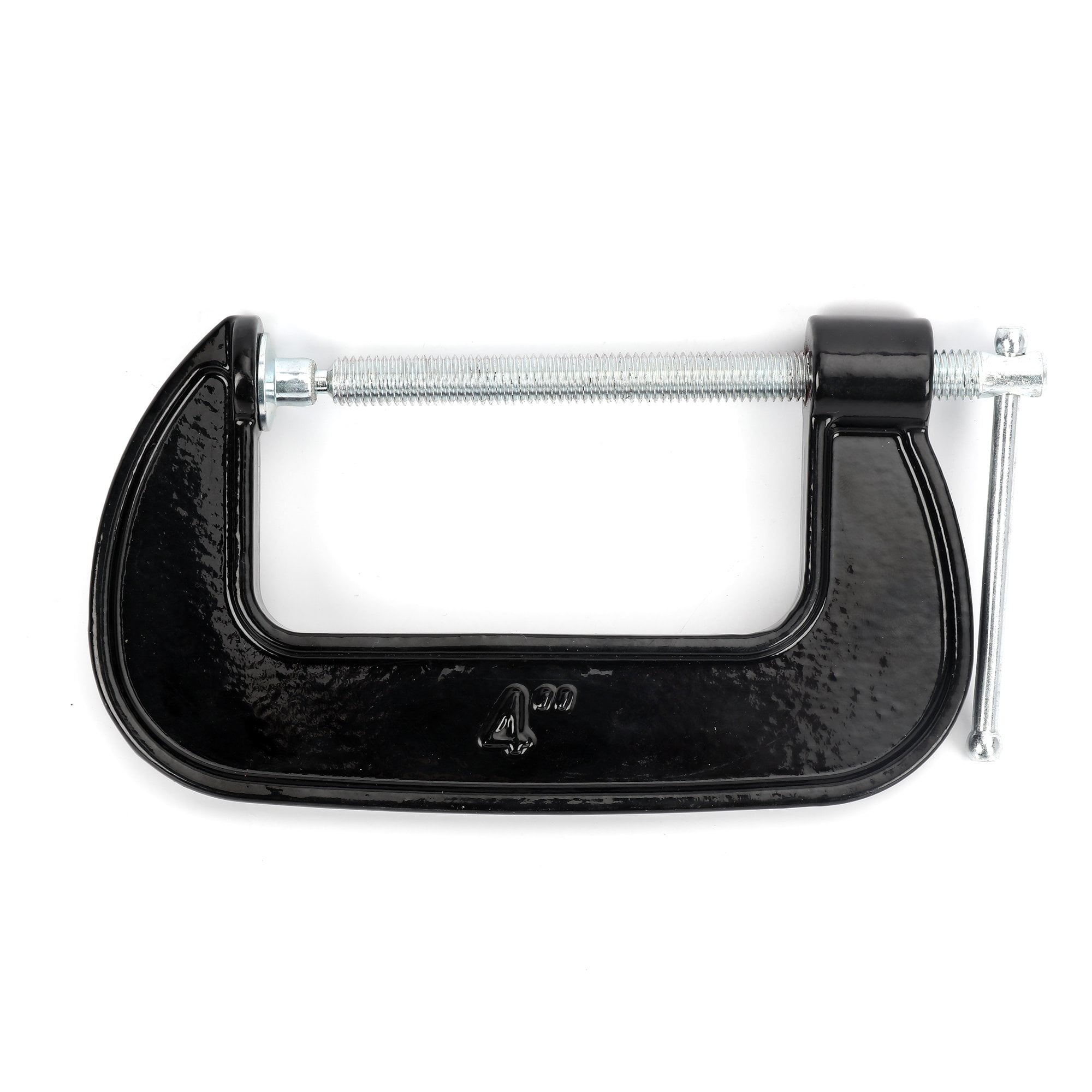 Hyper Tough 4inch Cclamp, Cast Iron Construction, Model 4026V