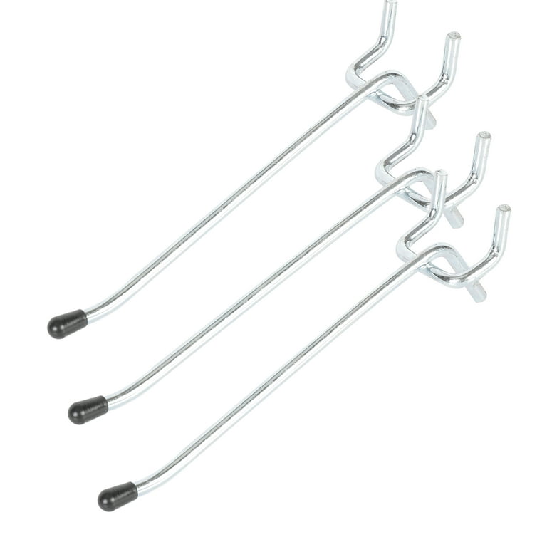 Crawford 18380 Straight Multi Fit Pegboard Hooks 8 Inch 3 Pack: Pegboard  Hooks 1/8 Inch Multi Fit (079325183804-1)