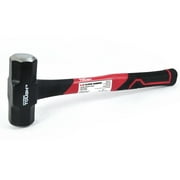 Hyper Tough 4 lb Small Sledge Hammer, Double Injected Fiberglass Handle with Comfort Grip