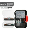 thumbnail image 1 of Hyper Tough 44-Piece Impact Rated Screwdriver Bit Set in Click Fit Case, 1 of 11