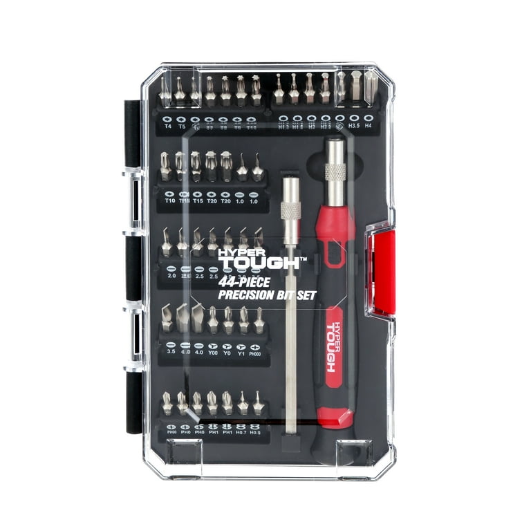 Hyper Tough 44 Piece Precision Screwdriver Bits Set - Walmart.com