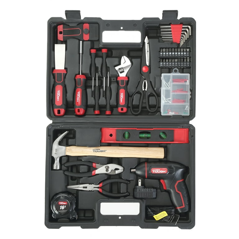 Hyper Tough 45 PC Home Repair Tool Set with Scissors, Hex Keys and More, New condition