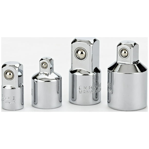 WWERetroActionFigure 4PackBundleHMC57と58 Hyper Tough 4-Piece Chrome Vanadium Socket Adapter Set - Universal