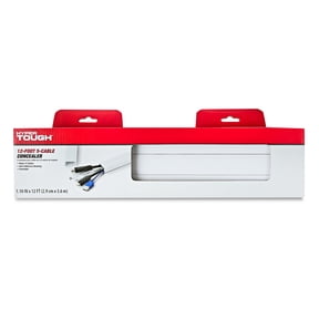 Hyper Tough 5-Cable Concealer PVC, 12 ft