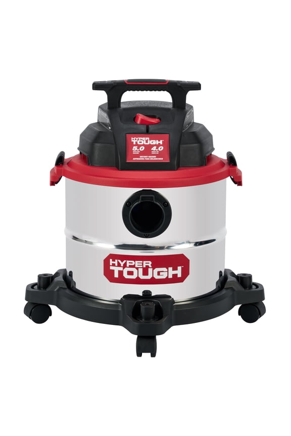 5 Gallon 4 HP Stainless Steel Wet Dry Vacuum for Home, Car, Garage & Workshop