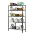 thumbnail interactive-video image 1 of Hyper Tough 5-Tier Multipurpose Steel Wire Shelving Rack, Black, 3000 lbs Capacity, 1 of 7