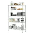 thumbnail interactive-video image 1 of Hyper Tough 5-Tier Multipurpose Wire Shelving Rack, Chrome Color, 3000lbs Load Capacity, 1 of 6