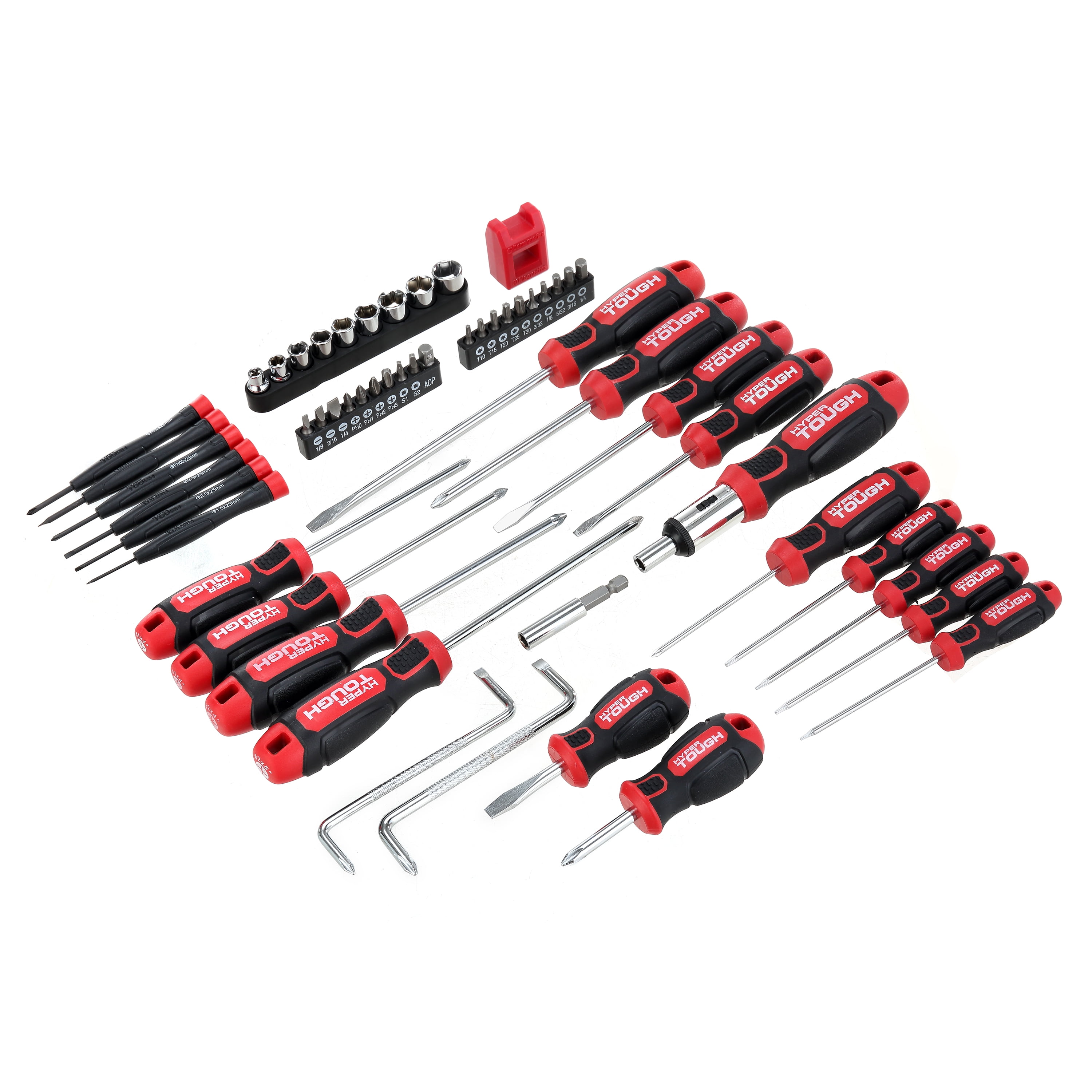 Hyper Tough 55 Piece Screwdriver Set