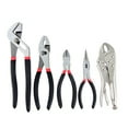 thumbnail interactive-video image 1 of Hyper Tough 5-Piece Assorted Pliers Set, 1 of 9