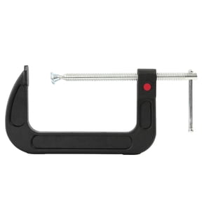 Hyper Tough 6-Inch Quick Release C-Clamp with Durable Cast Iron Frame