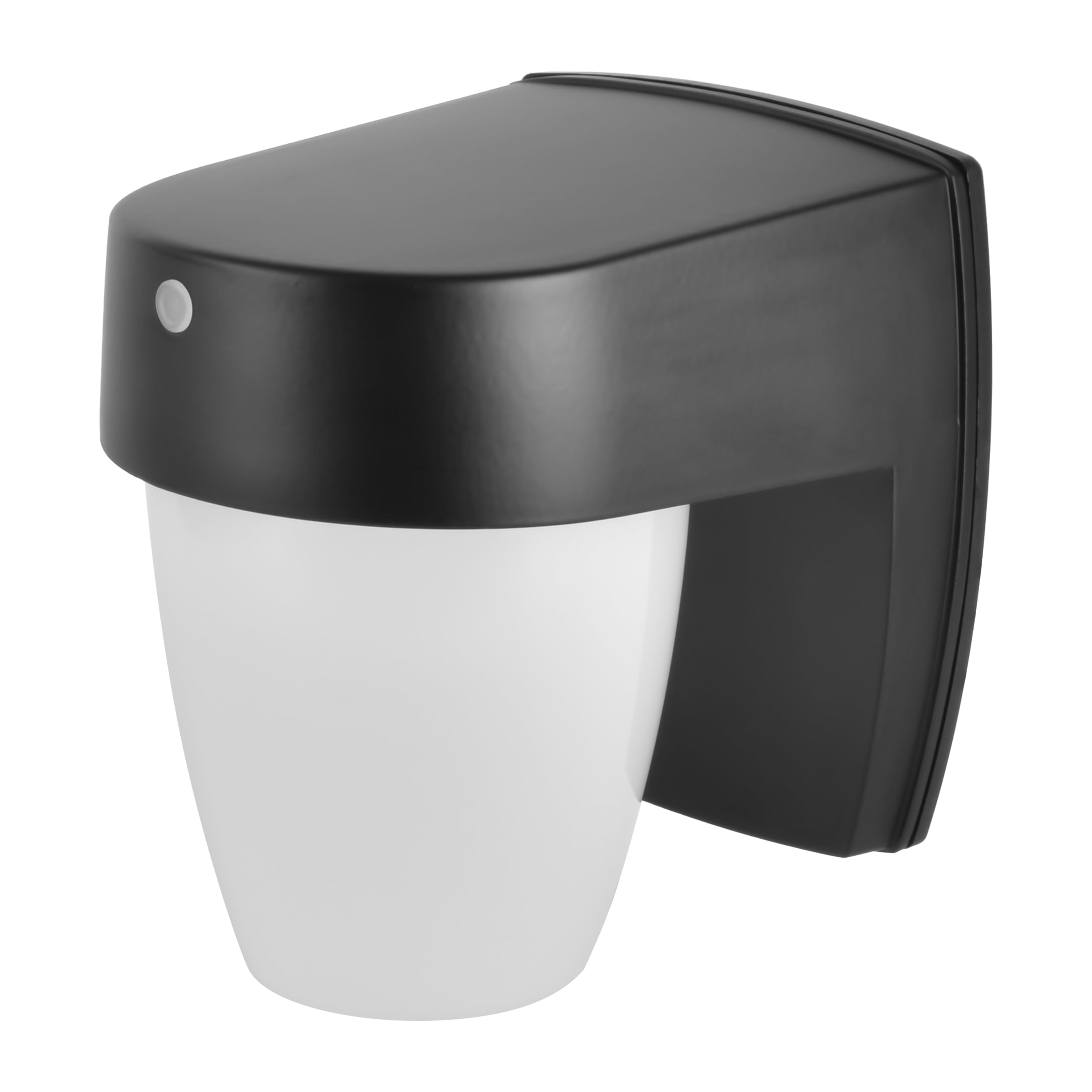 Hyper Tough 6" Matte black Metal/Plastic Integrated LED Wall Sconce