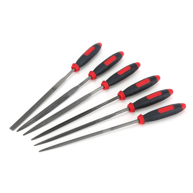 GALERIANS file.A & file.B セット Hyper Tough 6-Piece Needle File Set, 8TR0028G, High Carbon Steel