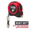 thumbnail image 1 of Hyper Tough 6-Foot Tape Measure with Keychain, 1 of 17