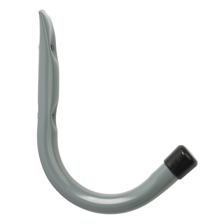 Hyper Tough Wall Mounted Steel Garage Utility Hook, 6 inch Gray