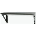 Hyper Tough 6 in. x 15 3/4 in. Modern Black Laminated Wood Shelf Kit