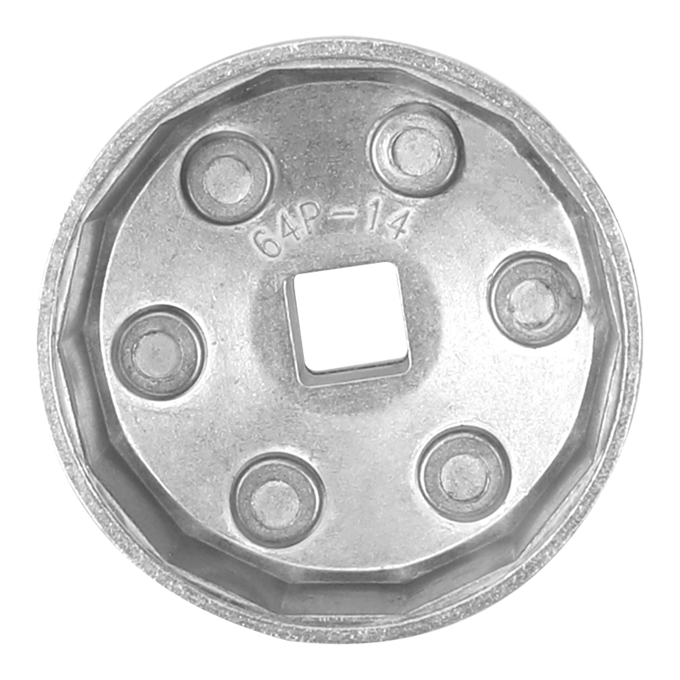 Hyper Tough 64 mm Oil Filter Cap Wrench, Removal Tool, Fits Toyota, Lexus, Scion, 14 Flute Design