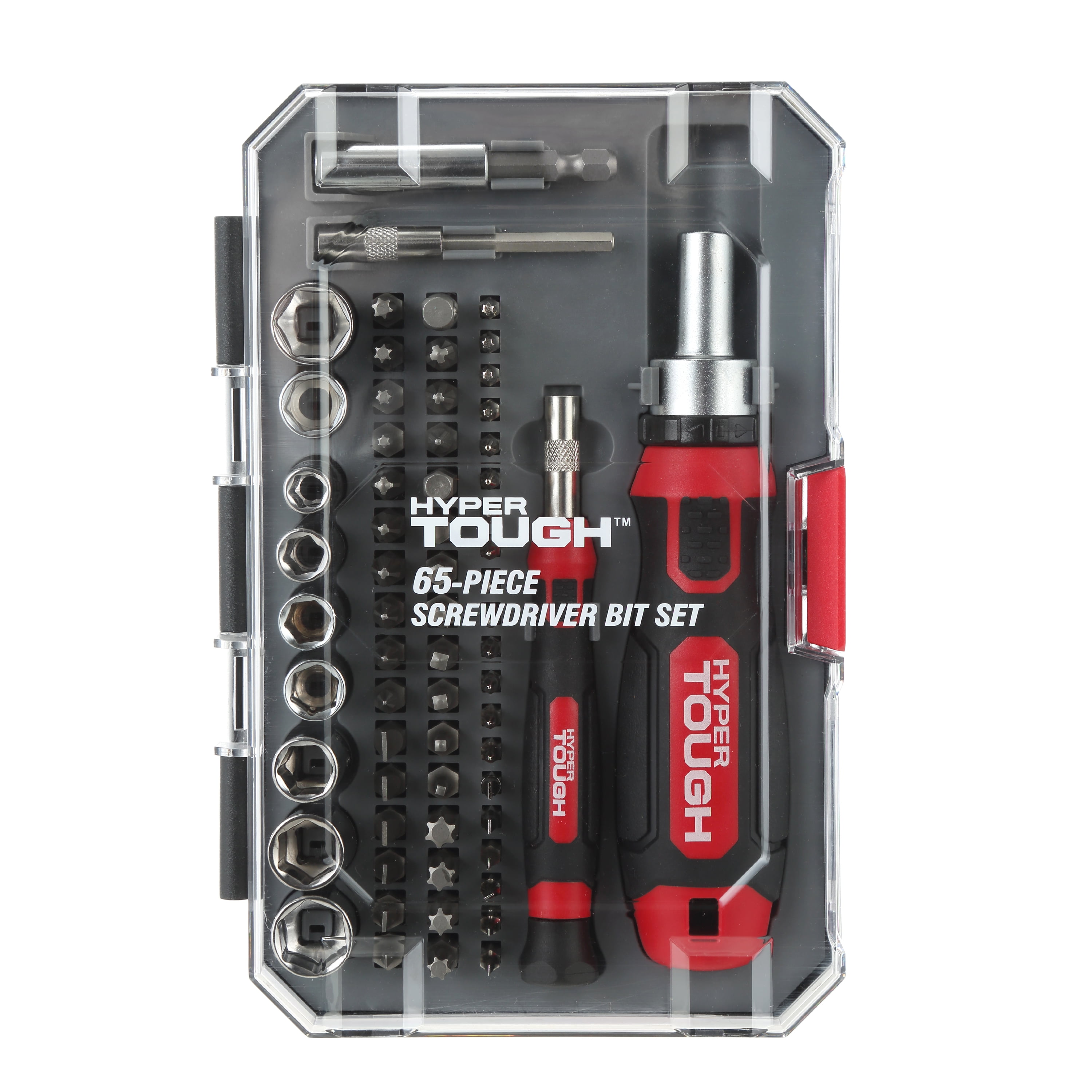 Hyper Tough 65pc Ratcheting Screwdriver Set
