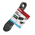 Hyper Tough 6FT 16AWG 2 Prong Black Indoor Household Extension Cord