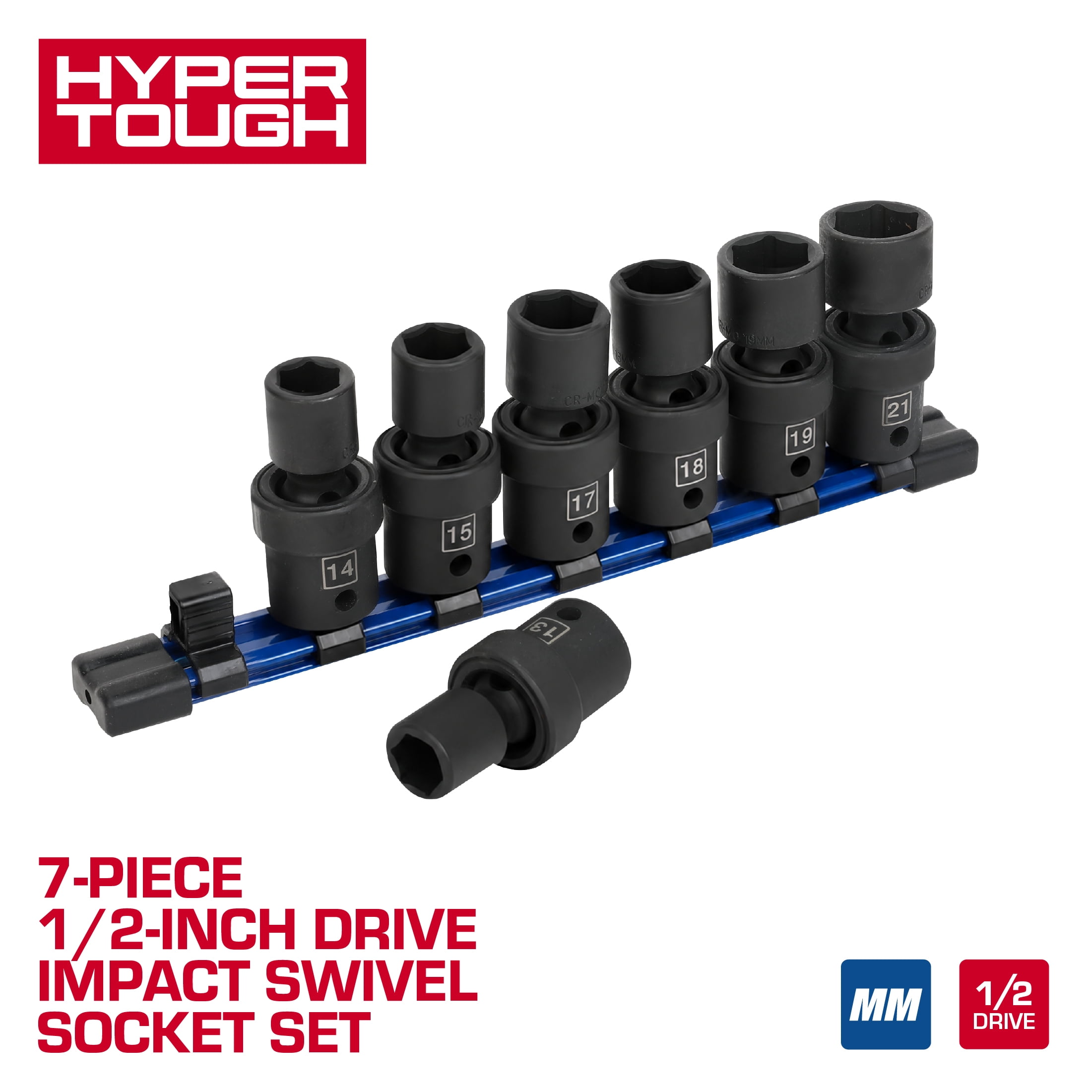 Mm Short Stays Postcode Hyper Tough 7-Piece 1/2