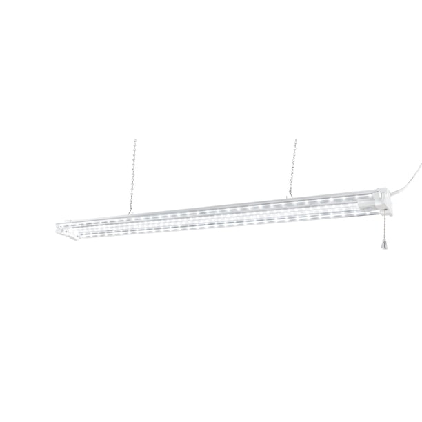Hyper tough 7000lm 4ft shop light with motion sensor winged day light